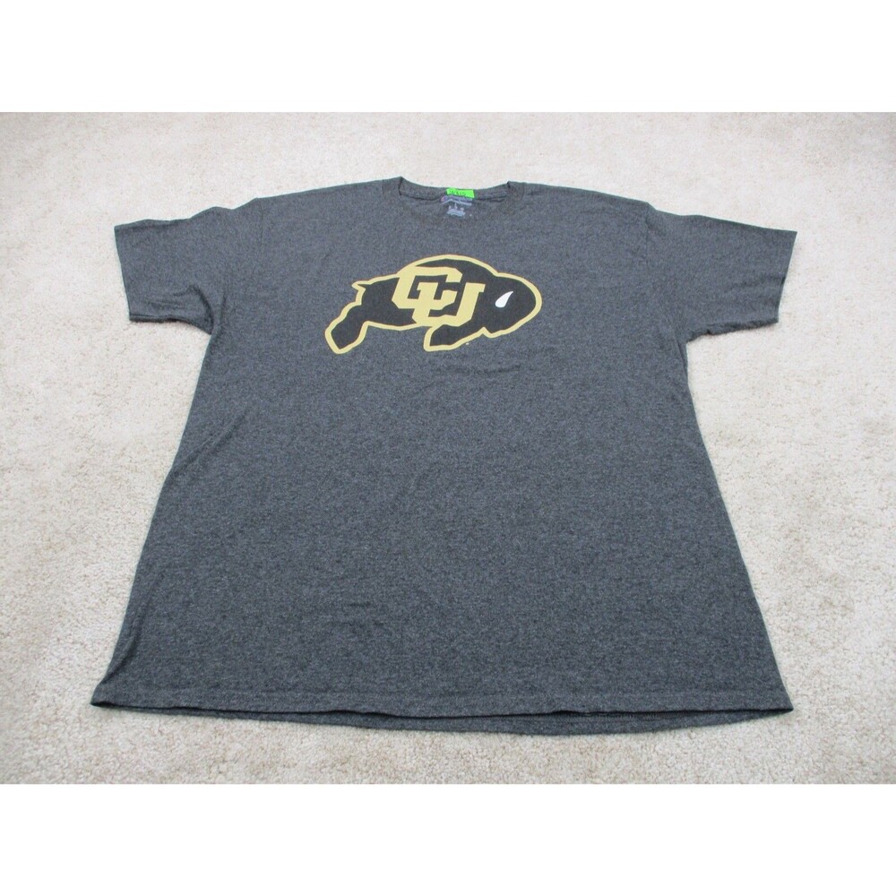 Colorado Buffaloes Shirt Mens Large L Gray Champion Boulder Football